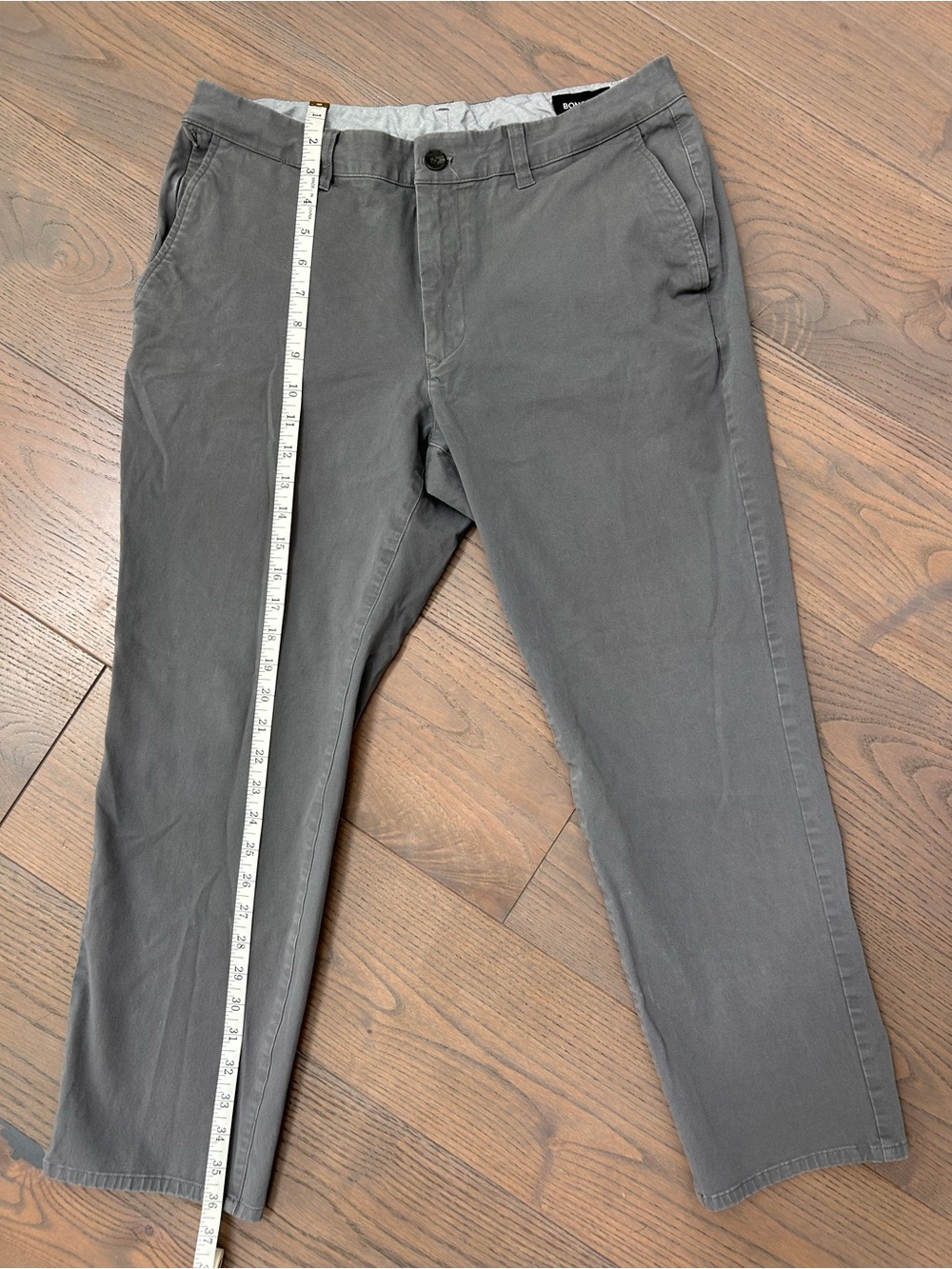 Bonobos Men's 34/28 Gray Chino Pants